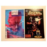 2 DC COMICS ARSENAL #1 & AMERICAN CARNAGE #4