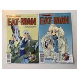 2 VIZ COMICS EAT MAN #1 & 2 MANGA HEROES