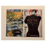 1 ICON COMIC SCARLET #9 & 1 REBEL COMIC CO #1