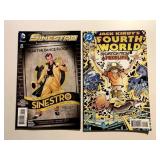 2 DC COMICS SINESTRO #14 & FOURTH WORLD #15