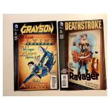 2 DC COMICS DEATHSTROKE #9 & GRAYSON #11