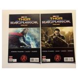 2 MARVEL COMICS THOR RAGNAROK PRELUDE 3  & 4
