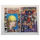 2 MARVEL COMICS THE NEW MUTANTS #45 & 100