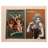 2 BOUNDLESS COMICS LADY DEATH #16 & WAR GODDESS #1