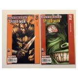 2 MARVEL COMICS ULTIMATE SPIDER-MAN #21 & 22