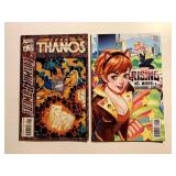 2 MARVEL COMICS RISING MS. MARVEL #1 & THANOS #1