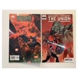 2 MARVEL COMICS SPIDER-MAN #2 & THE UNION #1