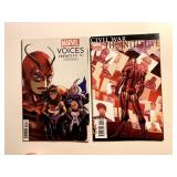 2 MARVEL COMICS MARVEL IDENTITY #1 & CIVIL WAR #1