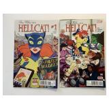 2 MARVEL COMICS HELL CAT! #1 & 2