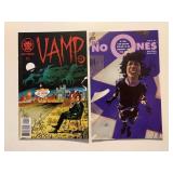 1 MYTHOS COMIC VAMP #1 & 1 CAVE COMIC NO ONES #4