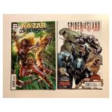 2 MARVEL COMICS SPIDER ISLAND #2 & KA-ZAR #2