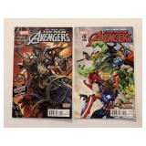 2 MARVEL COMICS THE NEW AVENGERS #4 & 5