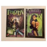 2 LONDON NIGHT COMICS WIDOW #1 & POIZON #2