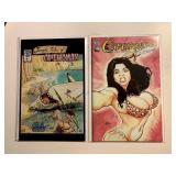 2 BASEMENT COMICS CAVEWOMAN #1 & CAVEWOMAN HE SAID