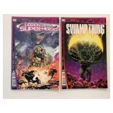 2 DC COMICS SWAMP THING #2 & LEGION  SUPER-HEROES