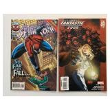 2 MARVEL COMICS FANTASTIC FOUR #49 & SPIDER-MAN #7