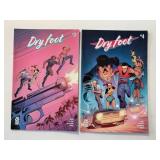 2 MAD CAVE COMICS DRY FOOT #3 & 4