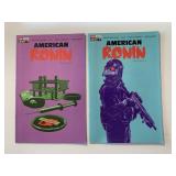 2 UPSHOT COMICS AMERICAN RONIN #2 & 3