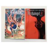 2 UPSHOT COMICS ARCHANGEL 8 #3 & ERATIC #1