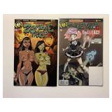 2 ACTION LAB COMICS ZOMBIE TRAMP #1 & 36