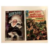 2 MARVEL COMICS SGT. FURY #45 & BLACK CAT #1
