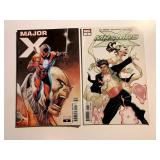 2 MARVEL COMICS MAJOR X #0 & MR. & MRS. X #1