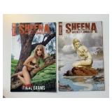 2 DYNAMITE COMICS SHEENA #2 & 6