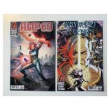 2 ABSOLUTE COMICS AMPED #2 & WAY WARD LEGENDS #2