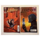 2 MARVEL COMICS STAR WARS LANDO #3 & 4