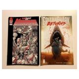 2 IMAGE COMICS BLOODSTRIKE #1 & GRIZZY SHARK #2