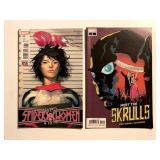 2 MARVEL COMICS SILK SPIDER WOMAN #6 & SKRULLS #2