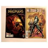 2 MARVEL COMICS INHUMANS #8 & HOT SHOTS #1