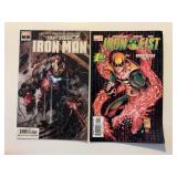 2 MARVEL COMICS IRON FIST #1 & IRON MAN #2