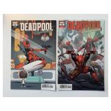 2 MARVEL COMICS DEADPOOL ASSASSIN #2 & 4