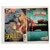 2 MARVEL COMICS SPIDER-MAN #306 & SKRULLS #1