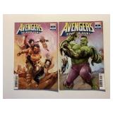 2 MARVEL COMICS AVENGERS NO ROAD HOME #4 & 5