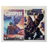 2 AFTERSHOCK COMICS SEE DECS.