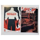 2 AFTERSHOCK COMICS SECOND SIGHT #4 & MONSTER #3