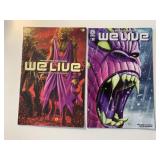 2 AFTERSHOCK COMICS WE LIVE #2 & 3
