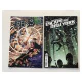 2 BOOM COMICS ESCAPE FROM NEW YORK #8 & SIRENS #5