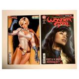 2 DC COMICS POWER GIRL #7, WONDER GIRL 2022 ANNUAL