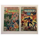 2 MARVEL COMICS THE INVADERS #13 & 20