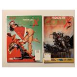 2 PENTHOUSE COMIX JAN/FEB 1996 & #6 MAR/APRIL 1995