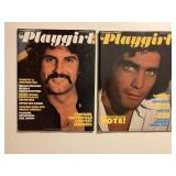2 PLAYGIRL MAGAZINES FEB. 1976 & MARCH 1976