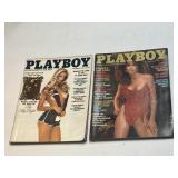 Two Playboy 1982 September and October
