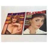 Two Playboy  October and November 1983