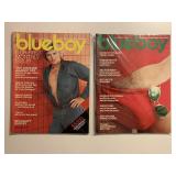 2 BLUEBOY MAGAZINES NOV. 1977 & DEC. 1977