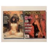 2 PENTHOUSE MAGAZINES JUNE 1989 & NOVEMBER 1981