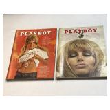 Two Playboy 1969 September and December