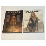 Two Playboy 1968 August and December